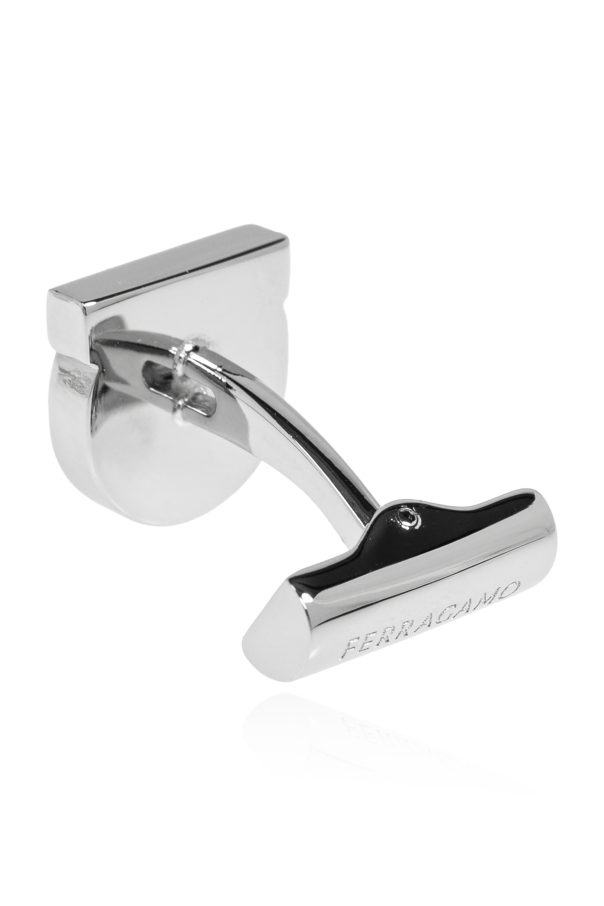 FERRAGAMO Spinki do mankietów w kształcie logo