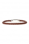 FERRAGAMO BROWN Braided bracelet