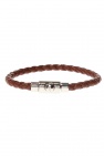 FERRAGAMO BROWN Braided bracelet