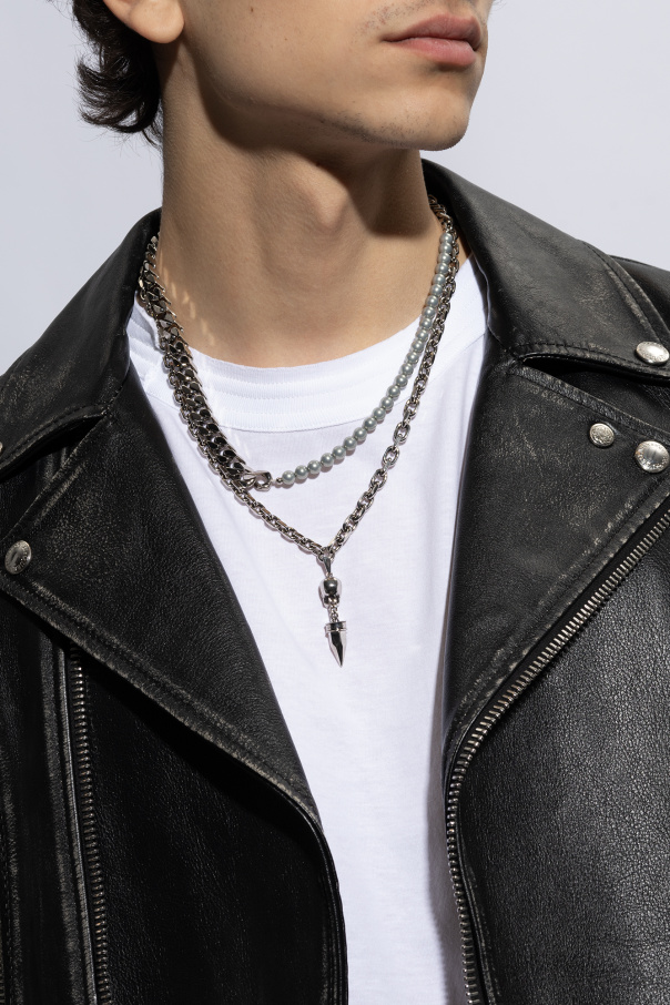 Alexander McQueen Double necklace with pendant