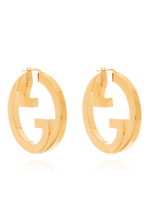 Logo-shaped earrings