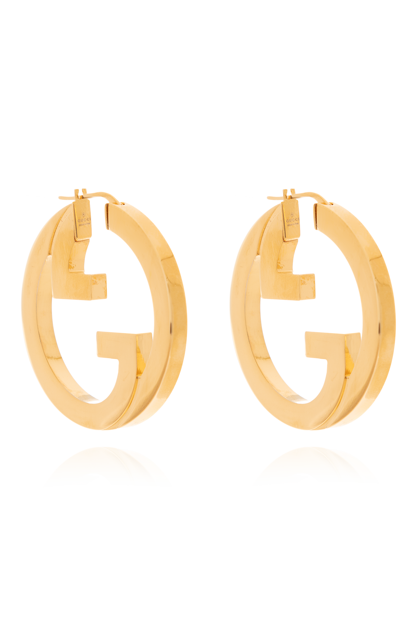 Gucci Logo-shaped earrings