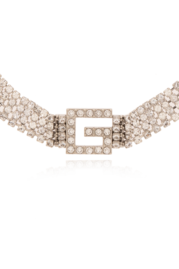 Gucci Połyskujący naszyjnik z logo