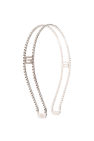 Gucci SILVER Crystal-embellished headband