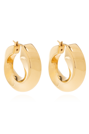 bottega veneta gold earrings