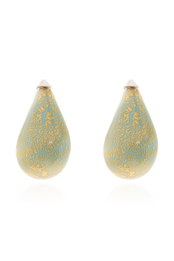 Bottega Veneta Szklane kolczyki w kształcie kropli