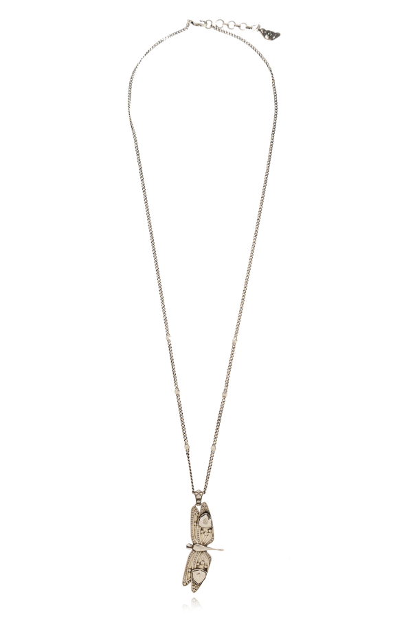 Alexander McQueen Brass necklace with pendant