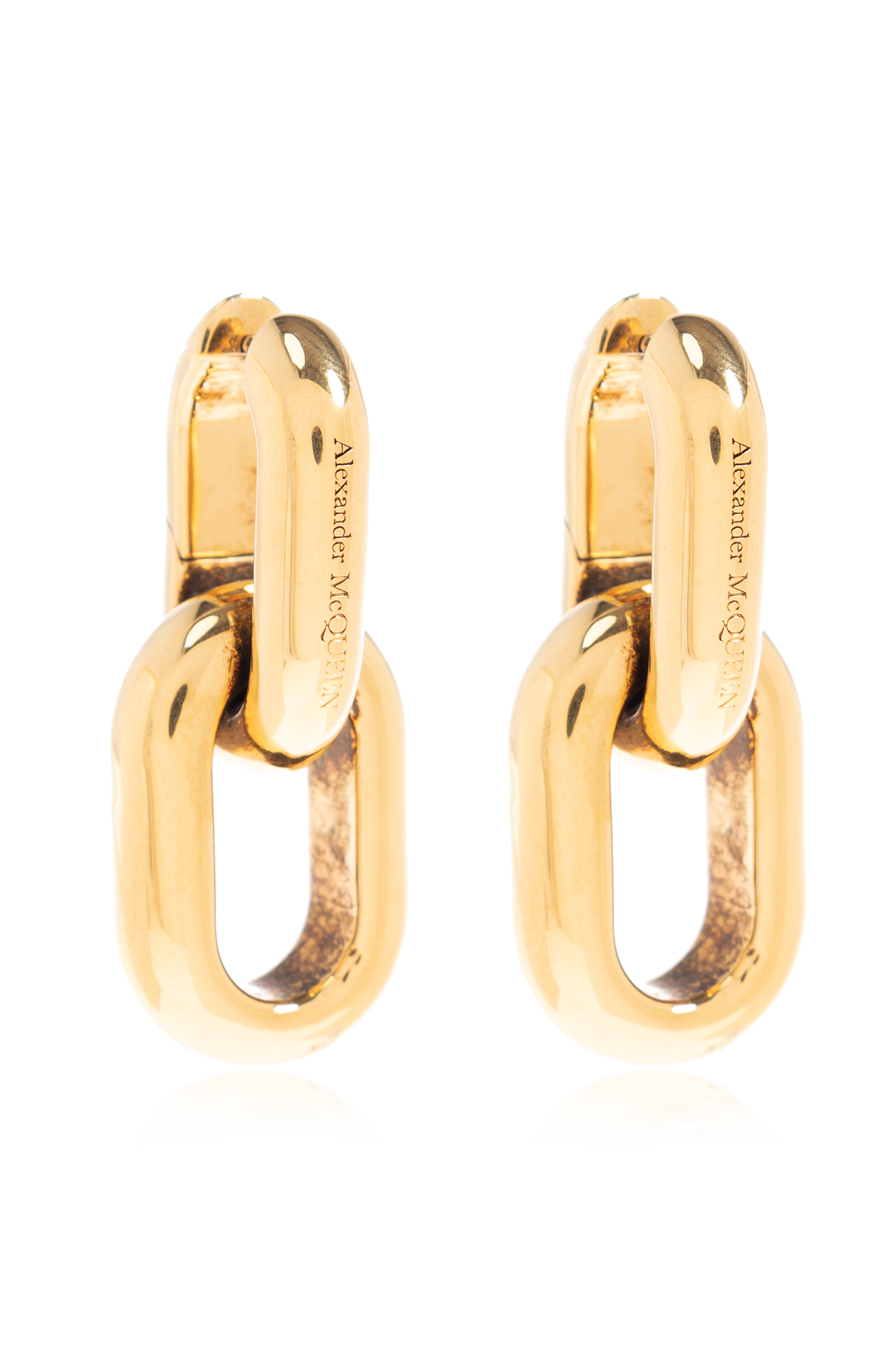 Alexander McQueen Brass earrings