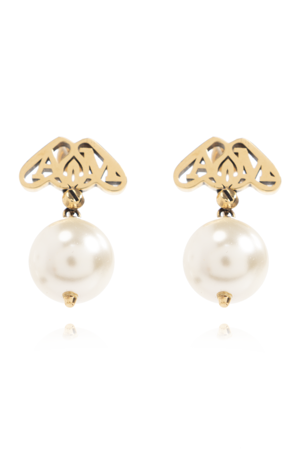Alexander McQueen Earrings with pearl pendant
