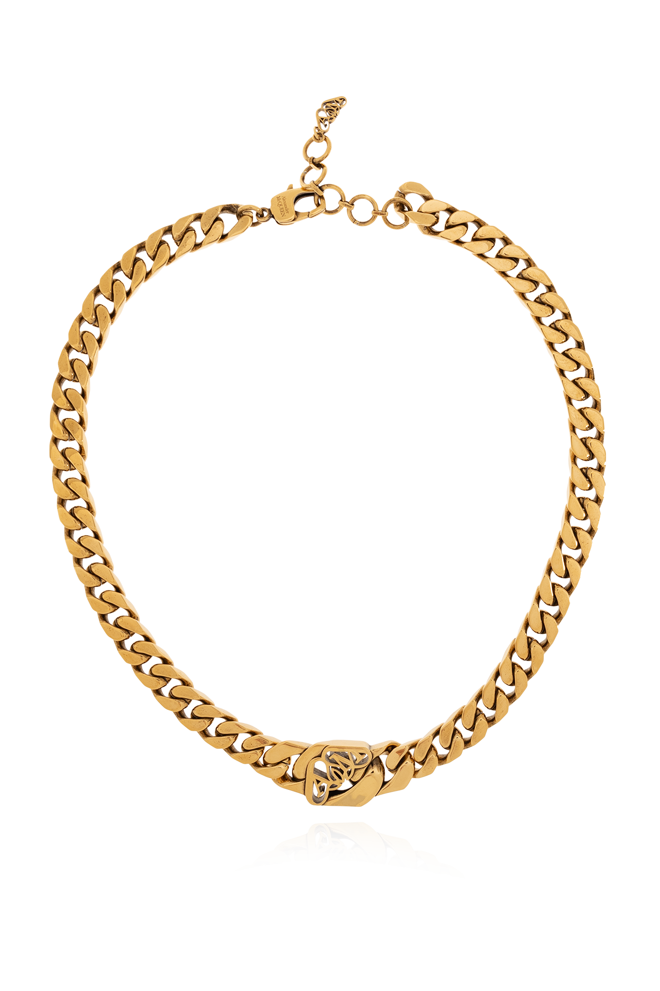 Alexander McQueen Brass necklace
