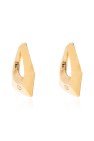 Alexander McQueen ‘Modernist’ brass earrings