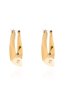 Alexander McQueen ‘Modernist’ brass earrings