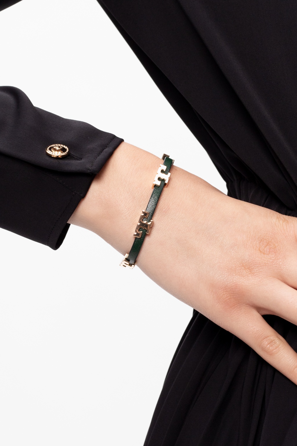 Tory Burch 'Serif-T' leather bracelet | Women's Jewelery | Vitkac