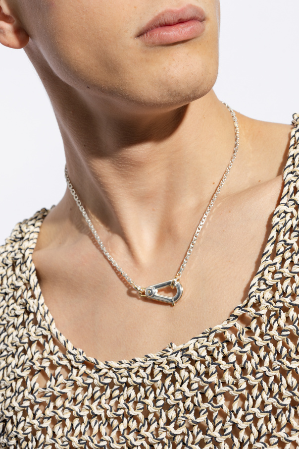 Bottega Veneta Silver-tone necklace