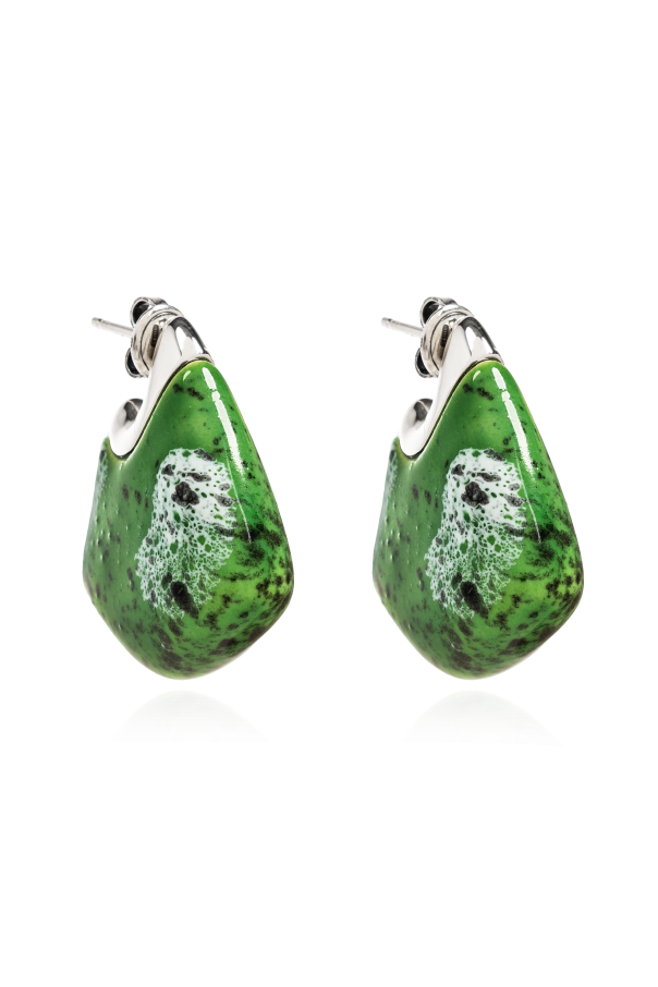Ceramic earrings od Bottega Veneta