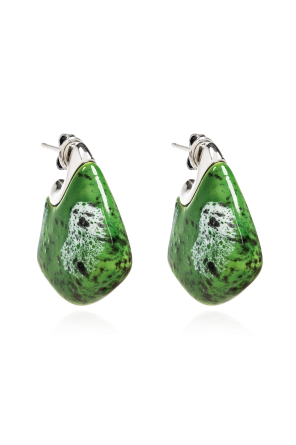 Ceramic earrings od Bottega Veneta