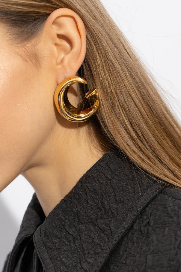 gucci 4-14 Logo-shaped earrings