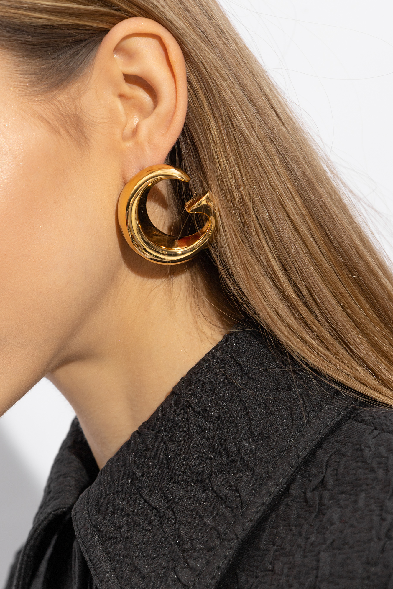 Gucci Gunwop Logo-shaped earrings