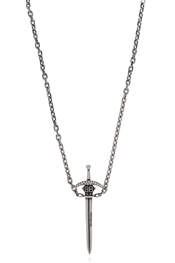 Necklace with a sword-shaped pendant, zdjęcie 1 Necklace with a sword-shaped pendant od Balenciaga