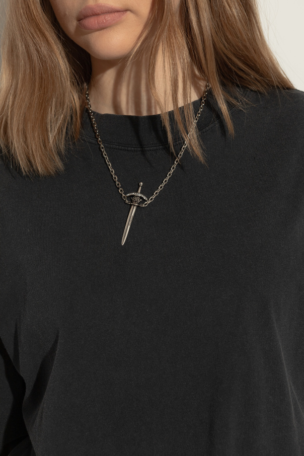 Balenciaga Necklace with a sword-shaped pendant