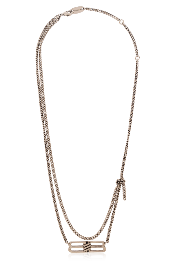 Balenciaga Logo necklace