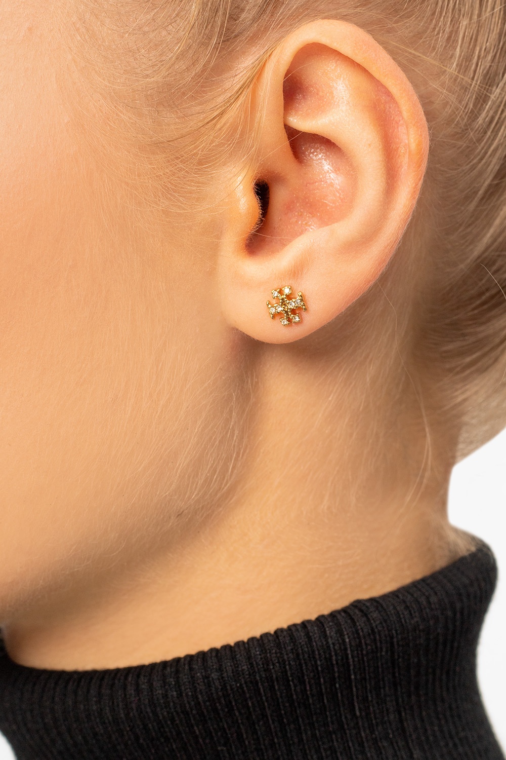 Gold Set of 5 earrings Tory Burch - Vitkac Singapore