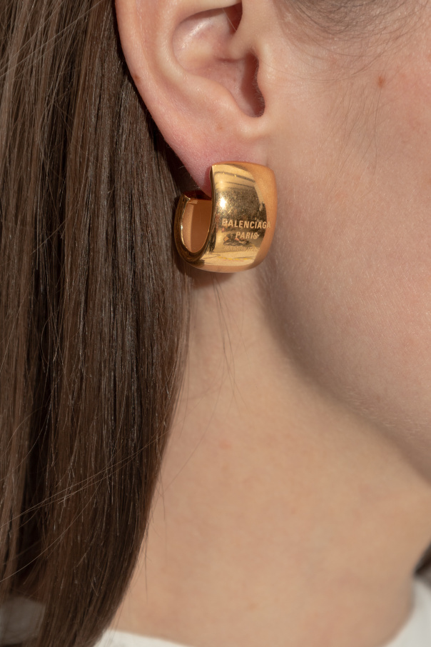 Balenciaga Brass Earrings