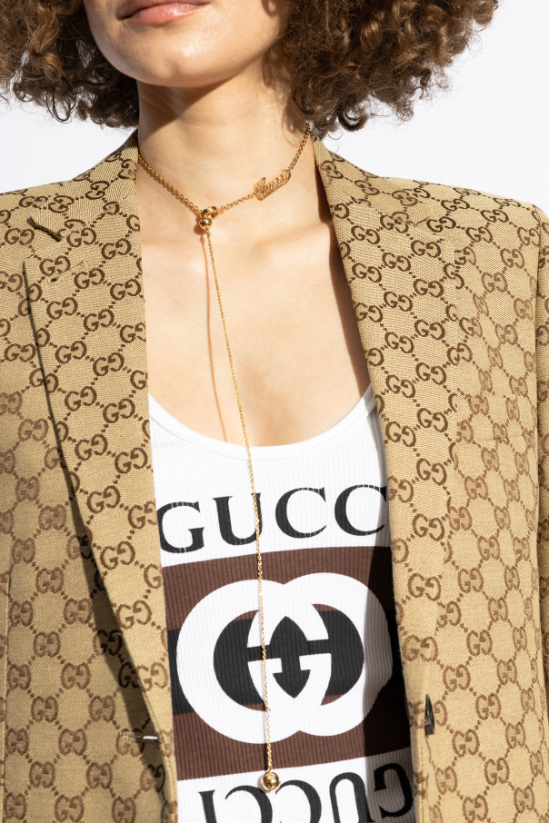 Gucci Mosiężny naszyjnik