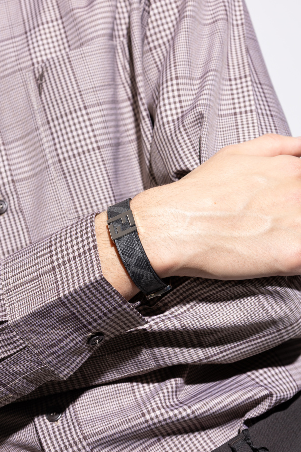 Fendi Armband mit Applikation in Form des Logos