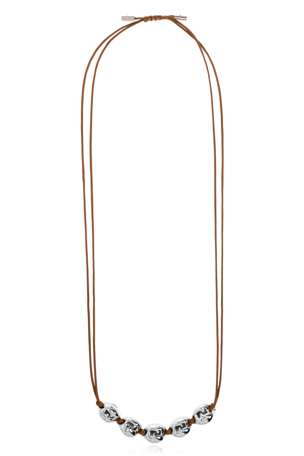 Fendi Necklace with brass ornaments