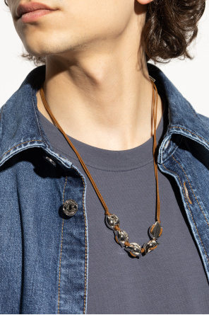Necklace with brass ornaments od Fendi