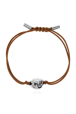 Bracelet with brass ornaments