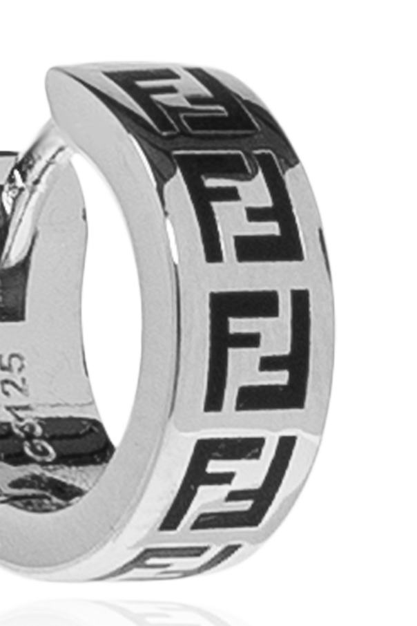 Fendi Pendiente individual con logo