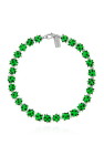 Balenciaga GREEN Logo Necklace
