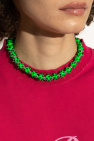 Balenciaga GREEN Logo Necklace