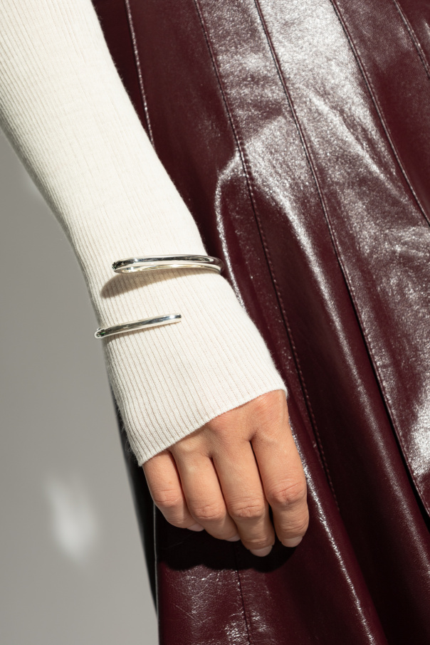 Bottega Veneta Silver Bracelet