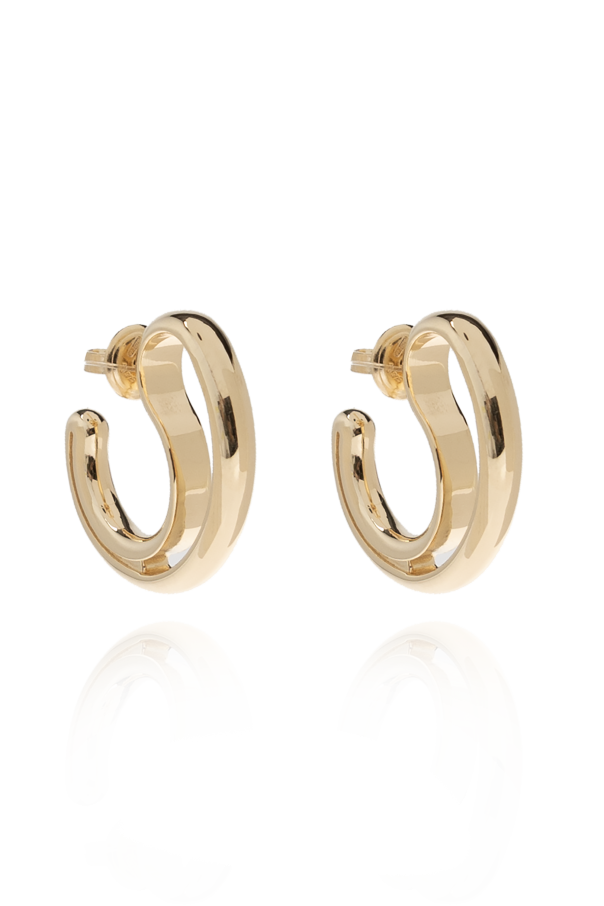 Bottega Veneta Earrings coated with 18-karat gold