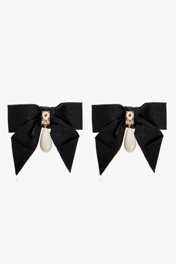 Burberry Clip-on earrings with bow