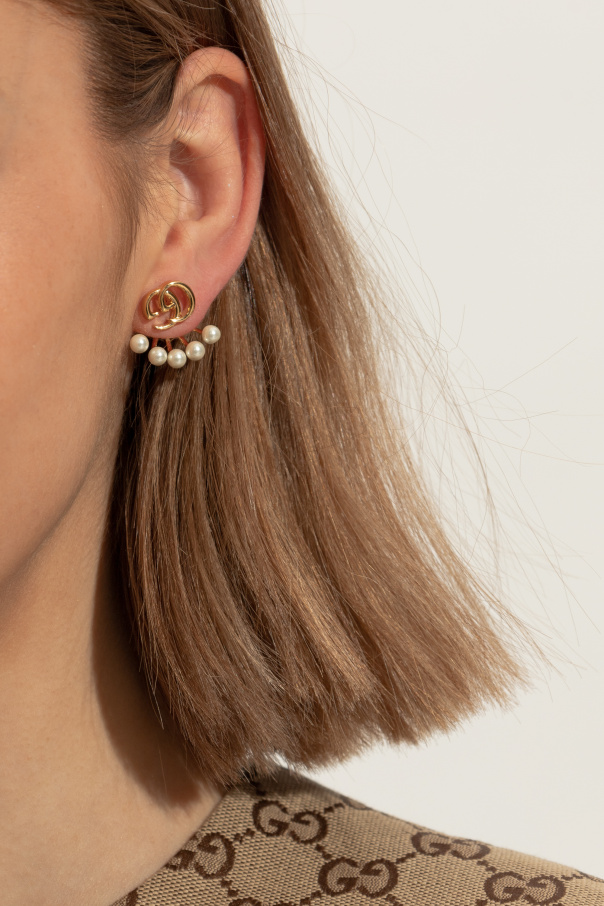 Gucci Earrings with pearl appliqués