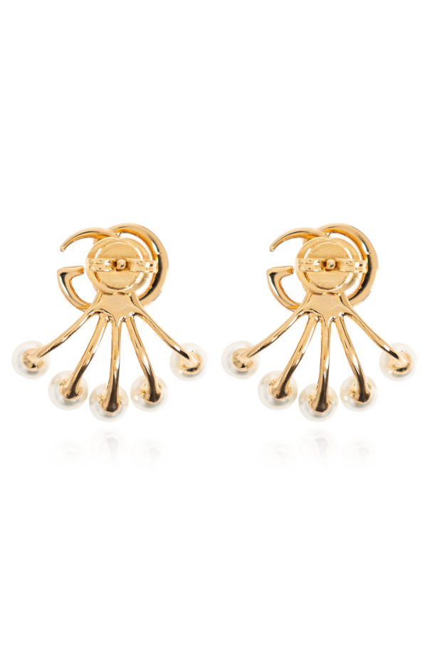 Gucci Earrings with pearl appliqués