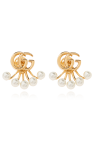 Gucci GOLD Earrings with pearl appliqués