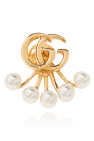 Gucci GOLD Earrings with pearl appliqués
