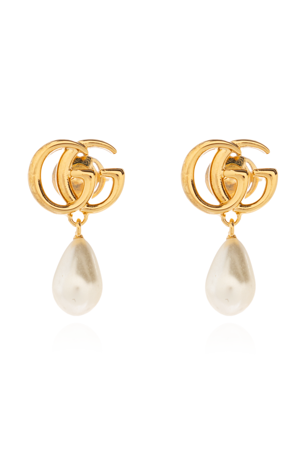 Gucci Earrings with pearl pendant