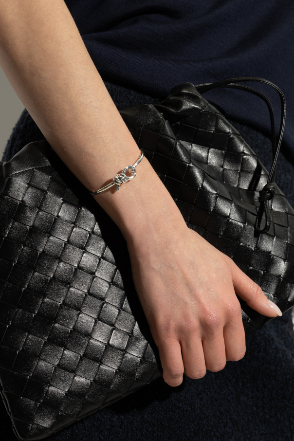 Bottega Veneta Silver bracelet with signature knot