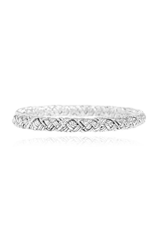 Bottega Veneta Silver Bracelet