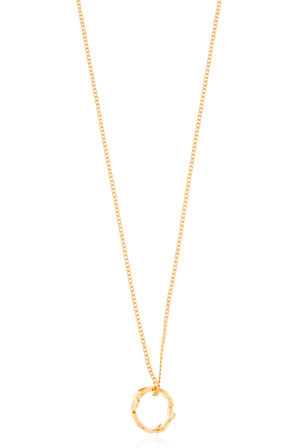 Saint Laurent Naszyjnik z zawieszką w kształcie logo