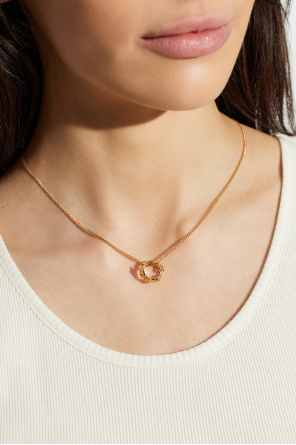 Naszyjnik z zawieszką w kształcie logo od Saint Laurent