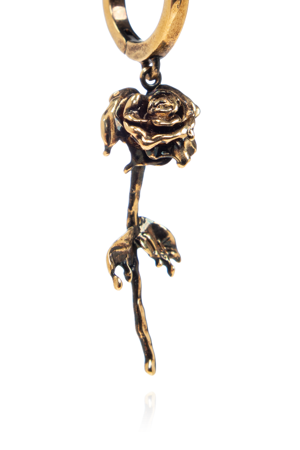 Alexander McQueen Pendientes con logo