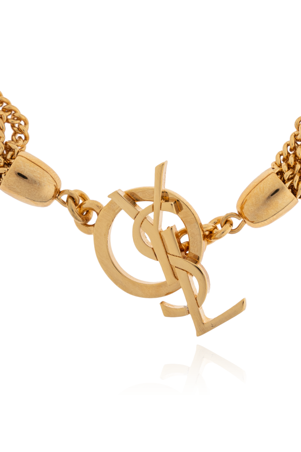 Saint Laurent Bracelet with logo