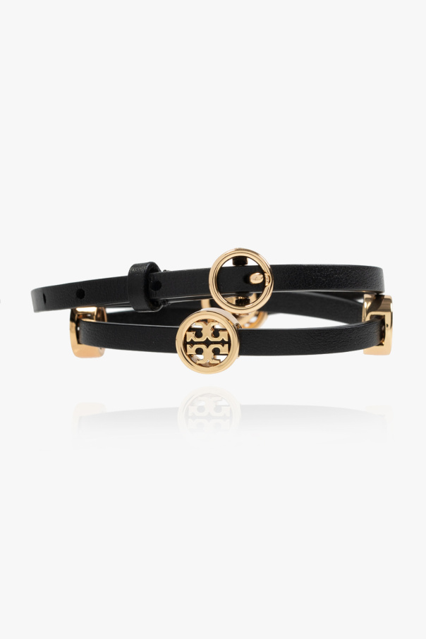 Black 'Miller' double-wrap bracelet Tory Burch - Vitkac Ukraine